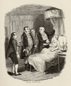 Oliver waited on by the Bow Street Runners, from 