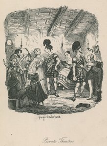 Private theatres by George Cruikshank