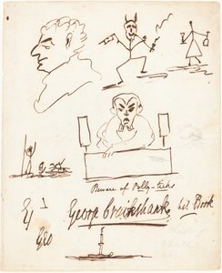 Satirical Sketches by George Cruikshank
