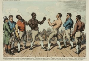 The Battle Between Cribb and Molineaux by George Cruikshank