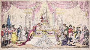 The Coronation of the Empress of the Nairs by George Cruikshank