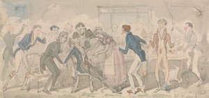 The Fainting Fit by George Cruikshank