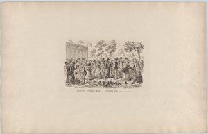 The First Shilling Day-Coming Out by George Cruikshank
