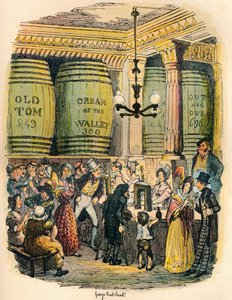 The Gin Palace, c1900 by George Cruikshank