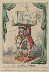 The Theatrical Atlas: Edmund Kean as Richard III by George Cruikshank