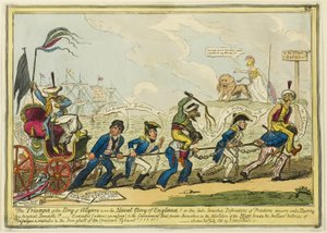 The Triumph of the Dey of Algiers Over the Naval Glory of England