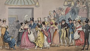 Tom and Jerry in the Saloon at Covent Garden, from Life in London by Pierce Egan, 1821 by George Cruikshank