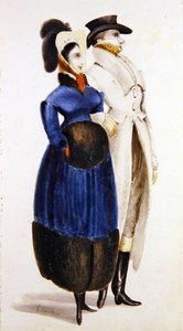 Winter Fashions by George Cruikshank