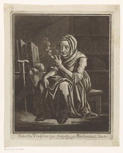 Portrait of Bookseller Isabella Tinkler from Richmond at Age 92
