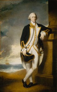 Captain Hugh Palliser (1723-1796), c.1775 by George Dance