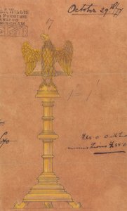 Designs executed for Jones and Willis, metal and wood-workers and church furniture manufacturers of Birmingham and London by George Edmund Street