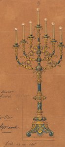 Designs for Jones and Willis, Metal and Wood-Workers and Church Furniture Manufacturers of Birmingham and London by George Edmund Street