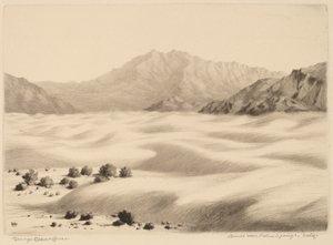 Dunes near Palm Springs, California (no.2) by George Elbert Burr