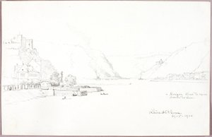 Rhine at St. Goar by George Elbert Burr