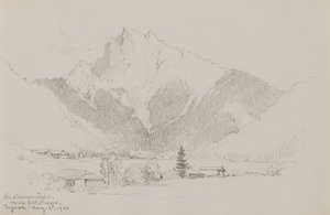 The Dürrenstein, near Alt-Prags, Tyrol by George Elbert Burr