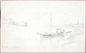 The Rhine at Camp by George Elbert Burr