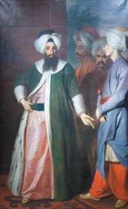 Kozbekci Mustafa Aga and his retinue, c.1727 by George Engelhardt Schroeder