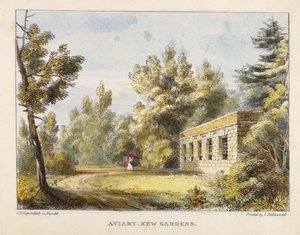 Aviary, Kew Gardens, plate 10 from Kew Gardens: A Series of Twenty-Four Drawings on Stone, engraved by Charles Hullmandel, published 1820