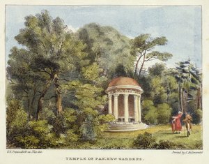 Temple of Pan, Kew Gardens, plate 12 from Kew Gardens: A Series of Twenty-Four Drawings on Stone, engraved by Charles Hullmandel, published 1820