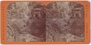 Watkins Glen Scenery, Spiral Gorge by George F. Gates
