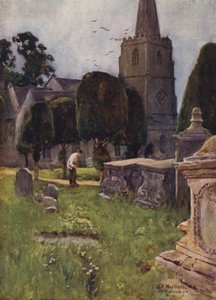 Painswick Church by George Franck Nicholls