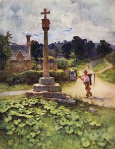 Saintbury Cross by George Franck Nicholls