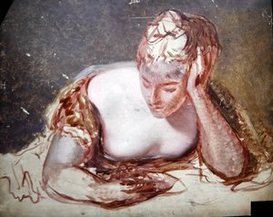Girl Reading, c.1850 by George Frederic Watts