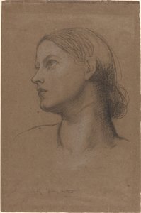 Head of a Young Woman by George Frederic Watts