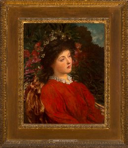 Portrait of Eveleen Tennant 1876 by George Frederic Watts