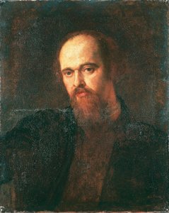 Portrait of the painter Dante Gabriel Rossetti