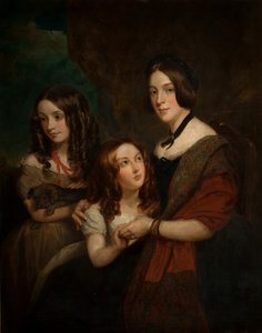 Lady Caroline Towneley with Two of Her Daughters, Caroline and Emily (copy after Francis Grant)