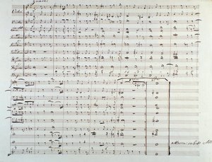 Page of the Opening of the Score 