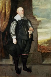 Portrait of Sir Arthur Ingram (c.1570-1642) 1638 by George Geldorp