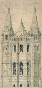 Elevation, c.1860 by George Gilbert Scott
