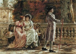 Making an Impression by George Goodwin Kilburne