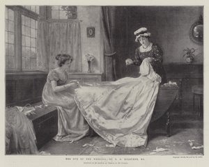 The Eve of the Wedding by George Goodwin Kilburne