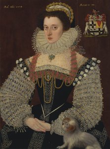 Frances, Lady Brydges (ca. 1553-1623) by George Gower