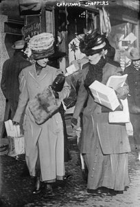 Christmas Shoppers, c.1910 by George Grantham   Bain News Service Bain