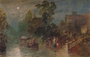 Moonlight: the Terrace, Haddon Hall