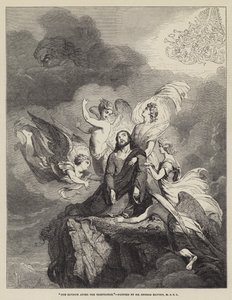 Our Saviour After the Temptation by George Hayter