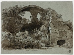 Sale Pretroriane, Villa Adriana by George Hayter