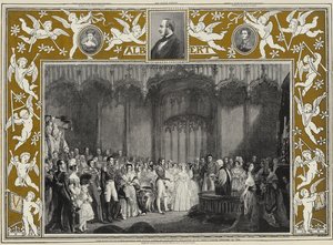 The Marriage of Queen Victoria and Prince Albert of Saxe-Coburg and Gotha at St James