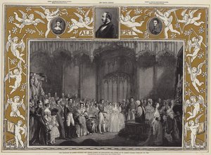 The Marriage of Queen Victoria and Prince Albert of Saxe-Coburg and Gotha at St James