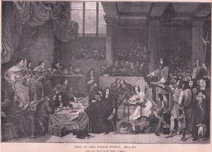 The trial of Lord William Russell by George Hayter