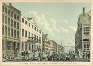 Tontine Building, Wall Street, N.Y., 1797 by George Hayward
