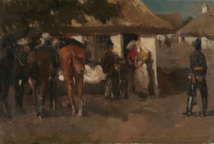 Billeting the Troops by George Hendrik Breitner