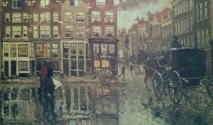 Corner of Leidsche Square, Amsterdam by George Hendrik Breitner