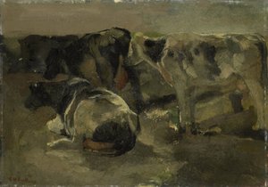 Four Cows by George Hendrik Breitner