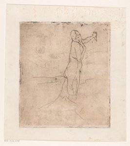 Standing Naked Woman by George Hendrik Breitner