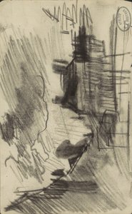 Cityscape, Possibly in Amsterdam by George Hendrik Breitner